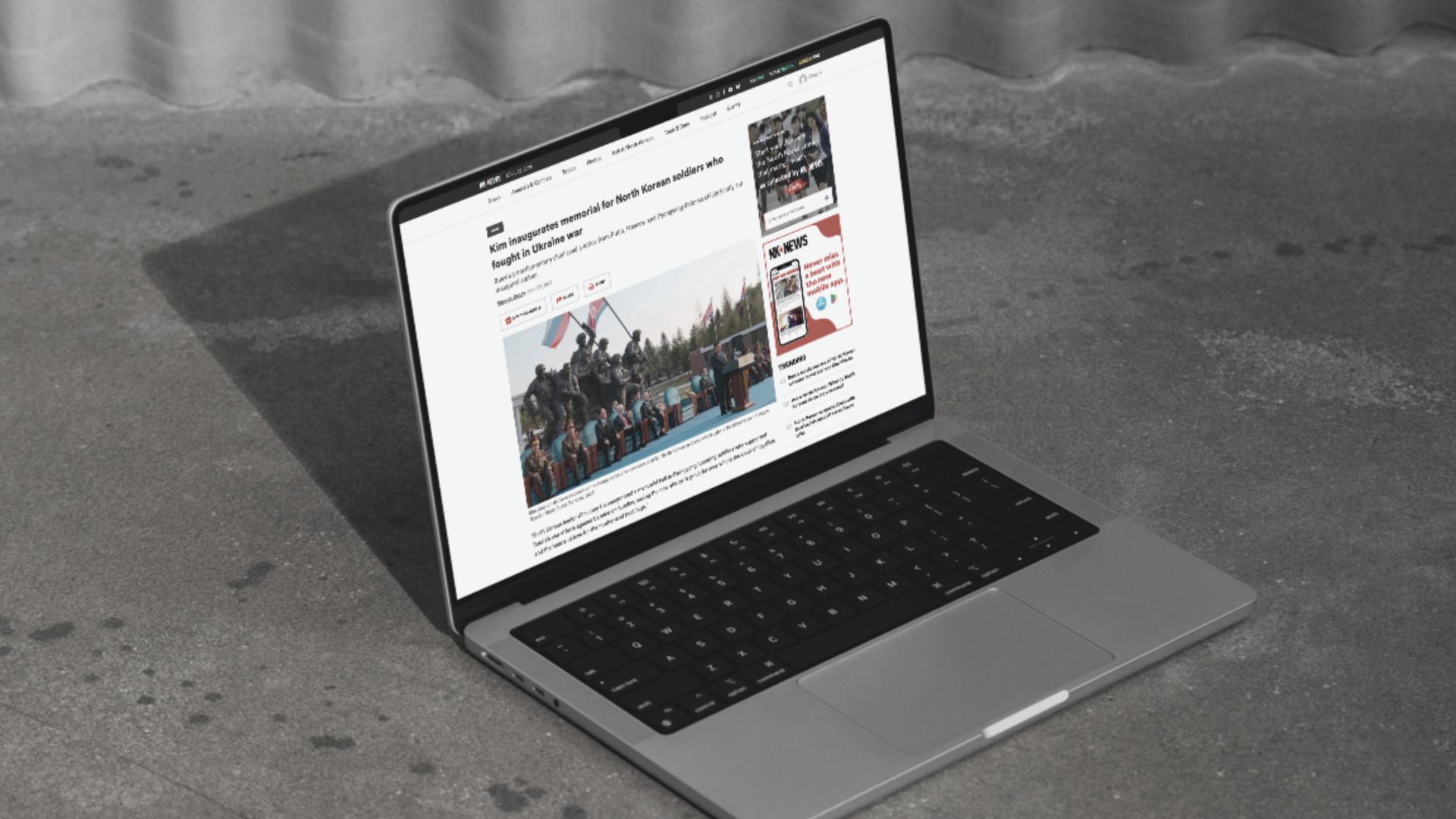 NK PRO NGO usage laptop view